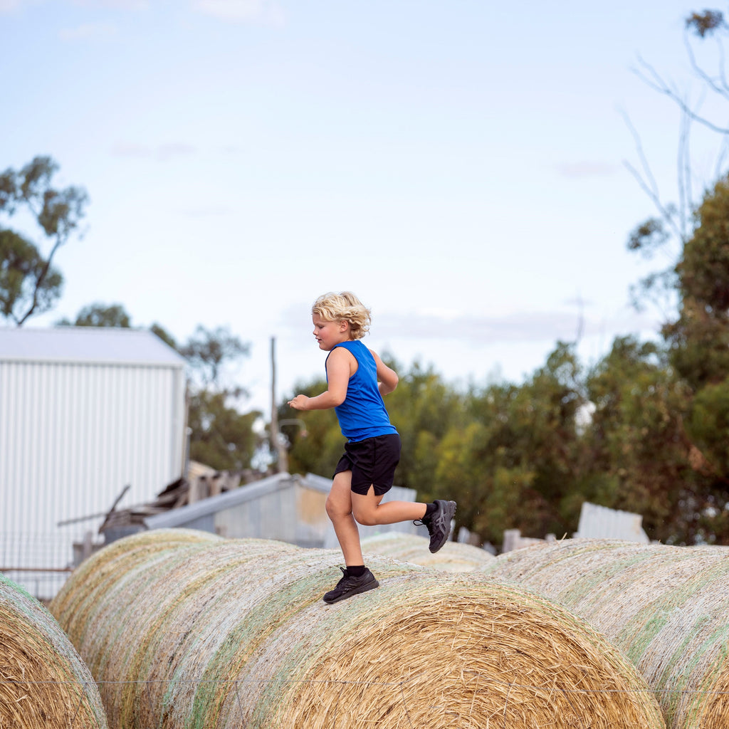 Boys on sale running singlet